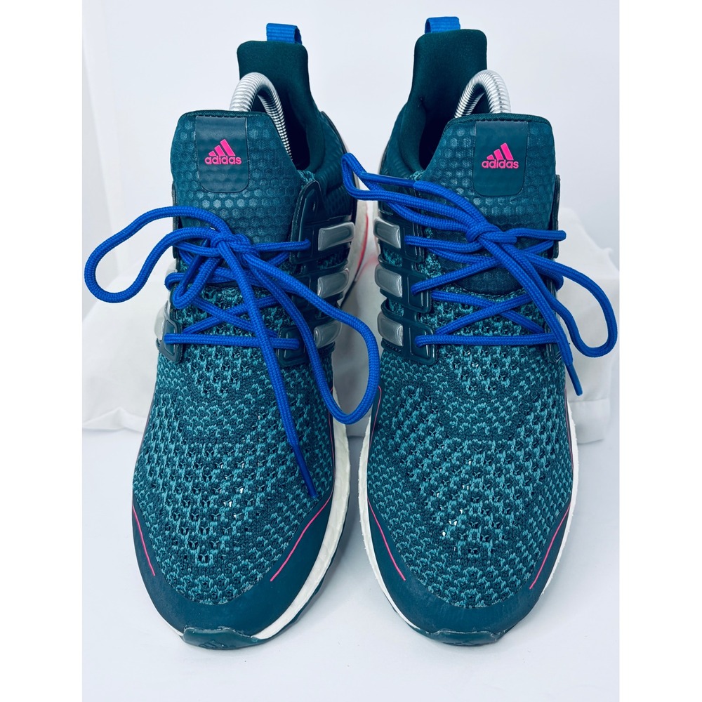 Adidas Ultraboost‎ DNA Teal Blue Pink Women Running Shoes ID9633 Size 7.5